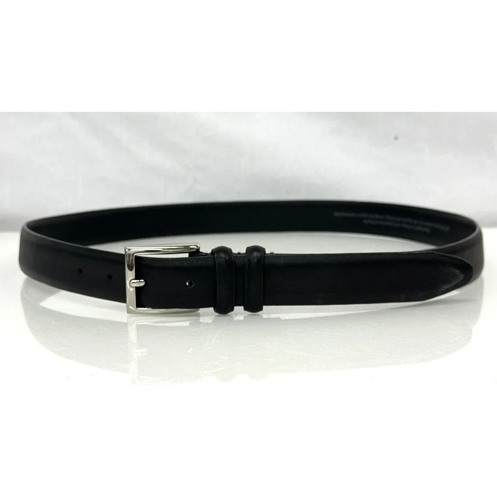 Leather Belt for Men Classic Elegance with a Modern Size 40 Hand-made in China